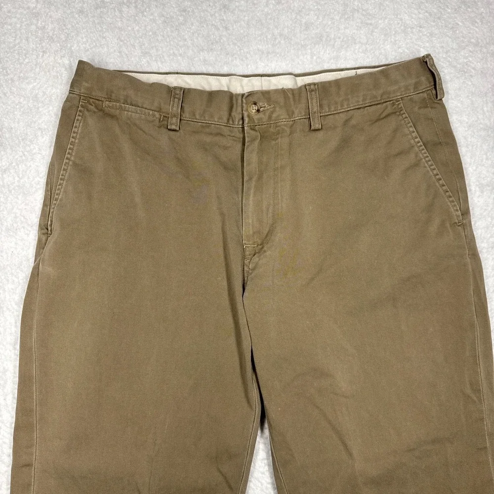 Polo Ralph Lauren Chino Casual Pants‎ Beige Classic Fit Men's Size 34x23